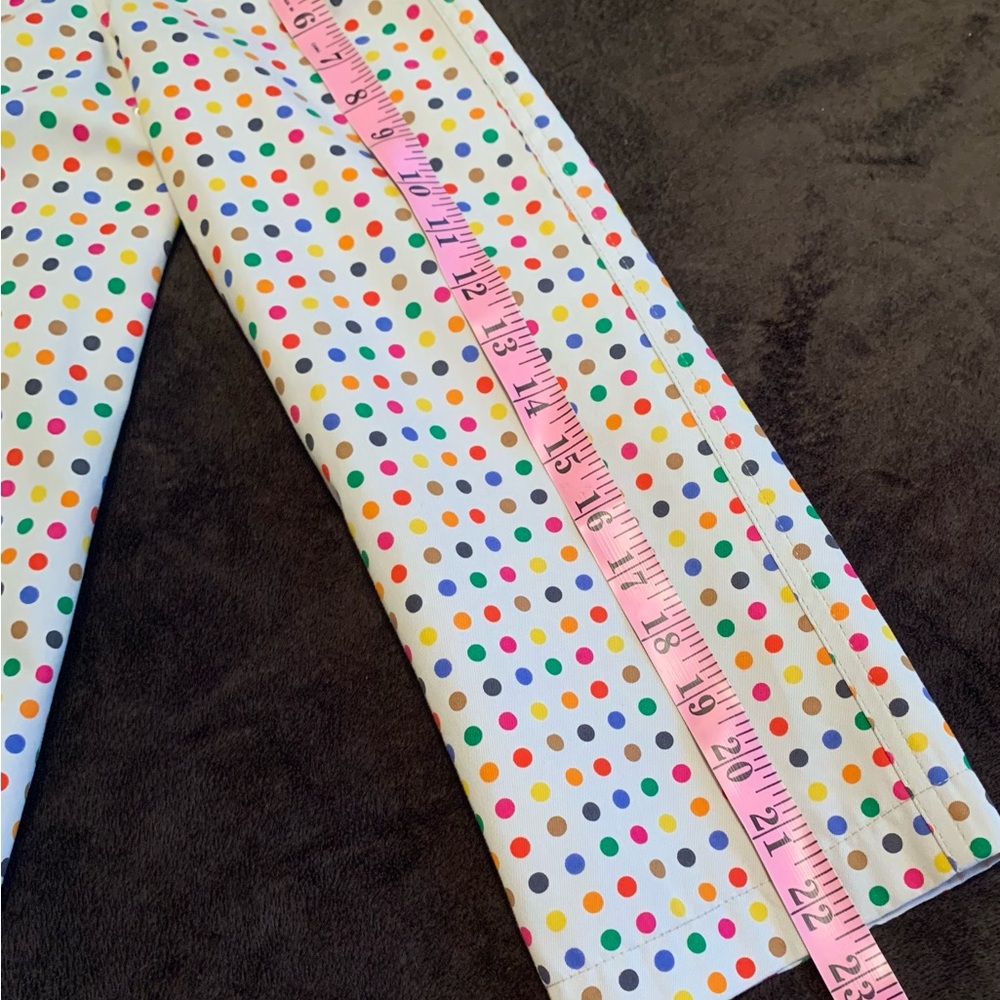 PAUL SMITH Blue collection ladies 100% cotton size 10 Polka Dot coat GUC - Picture 13 of 15